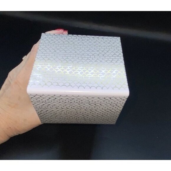 M&S Marks & Spencer Christmas Cookie Tin House LED Light Up Holiday 10" Empty - Picture 11 of 16